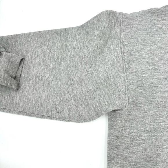 Vintage Lee Grey Crewneck Sweatshirt School Letter Patch BMHS Men's Size Large - Picture 9 of 12